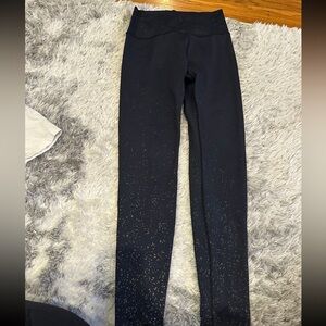 Black and Rose Gold Buffbunny Dazzle leggings.